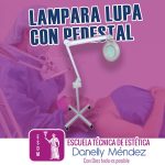 lampara lupa con pedestal